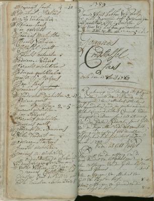 Register Sint-Jorisgilde Meer - Jaar 1790