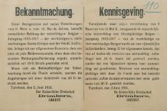 Bekanntmachung - Kennisgeving 2 juni 1915