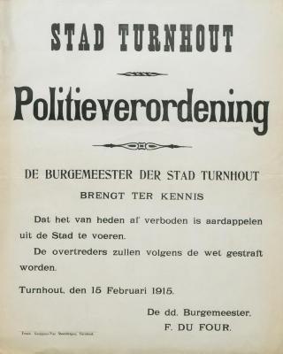 Stad Turnhout - Politieverordening