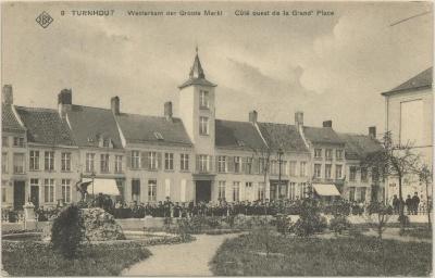Turnhout Westerkant der Groote Merkt Côté ouest de la Grand'Place