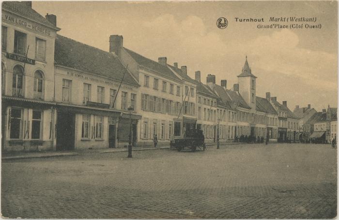 Turnhout Markt (Westkant) Grand'Place (Côté Ouest)