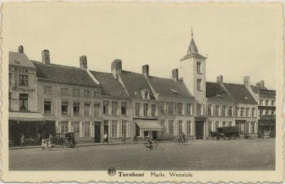 Turnhout Markt. Westzijde.