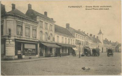 Turnhout Groote Markt Westerkant Grand'Place côté ouest