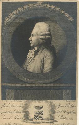 Gravure Charles B. J. Gislain, graaf van de Werve en Vorselaar.