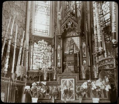 [Gaverland]-binnenzicht kerk - V. Hal