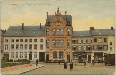 Turnhout. La Grand'Place et la Poste