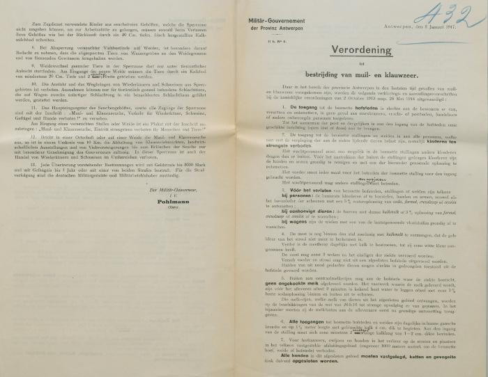 Verordening 2 januari 1917