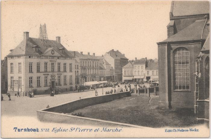 Turnhout Eglise St. Pierre et Marché