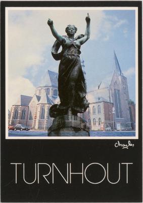 Turnhout Monument van de Gesneuvelden van W.O.I Sint Pieterskerk