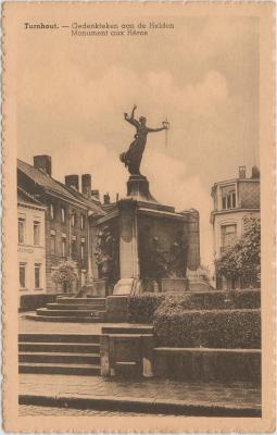 Turnhout. - Gedenkteken aan de Helden Monument aux Héros