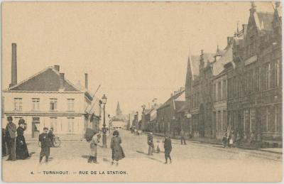 Turnhout. - Rue de la Station.