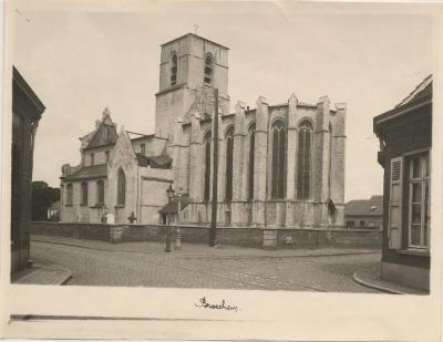 O.L. Vrouwkerk, verwoest in WO I oorlog