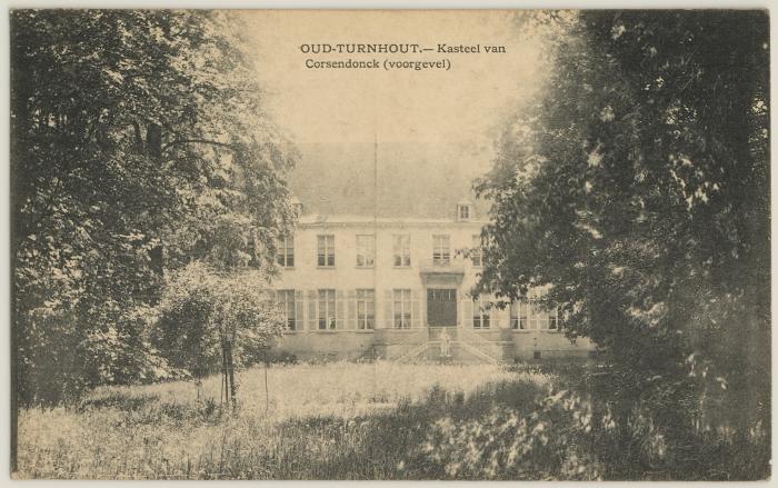 Oud-Turnhout. Kasteel van Corsendonck (voorgevel).