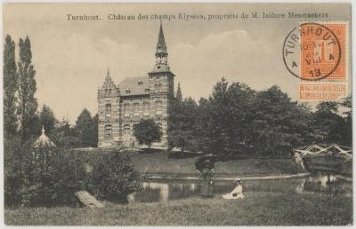 Turnhout. Château des champs Elysées, propriété de M. Isidore Mesmaekers