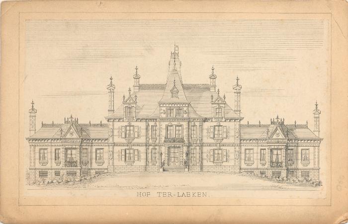 Gravure : Hof ter Laeken