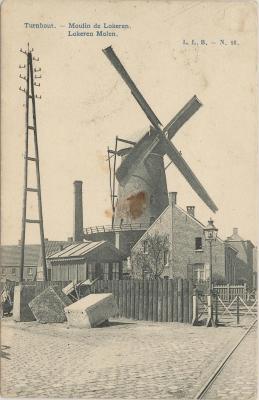 Turnhout. - Moulin de Lokeren. Lokeren Molen.