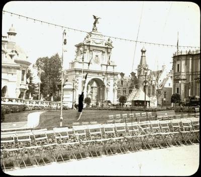 Exposit. 1910 - Entree de Bruxelles - kermesse