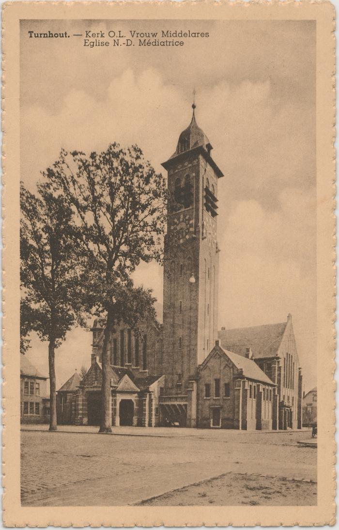 Turnhout. - Kerk O.L. Vrouw Middelares Eglise N.-D. Médiatrice