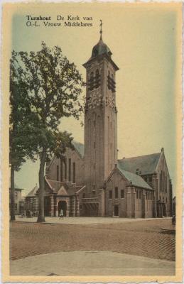 Turnhout De Kerk van O.~L. Vrouw Middelares