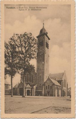 Turnhout. - Kerk O.L. Vrouw Middelares Eglise N.-D. Médiatrice
