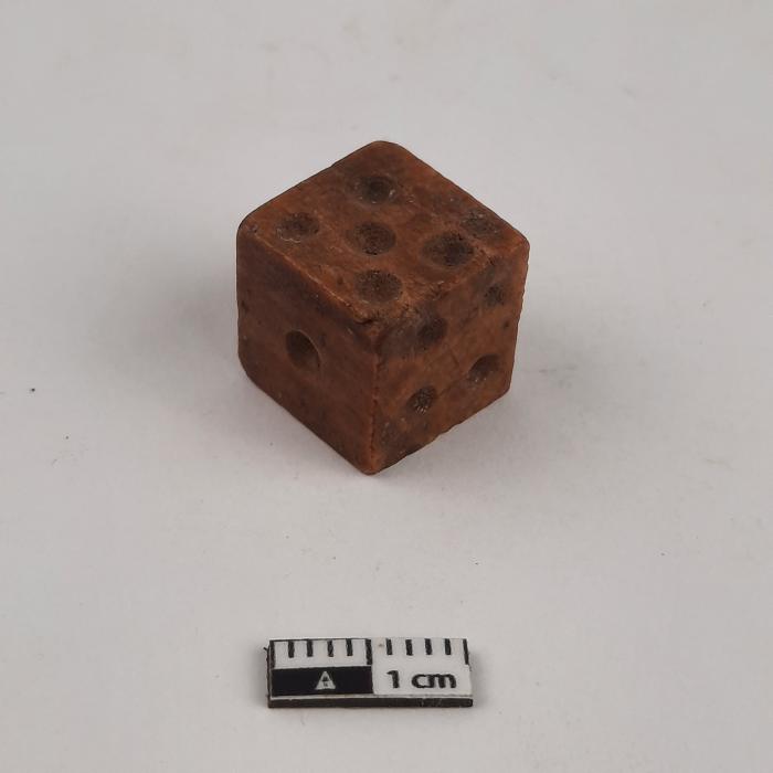 Dobbelsteentje in been