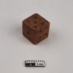 Dobbelsteentje in been