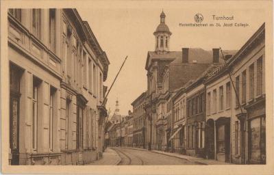 Turnhout Herenthalsstraat en St. Jozef Collegie.