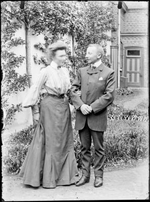 Portret van een man en een vrouw