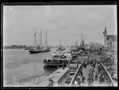 Zicht op de Schelde in Antwerpen