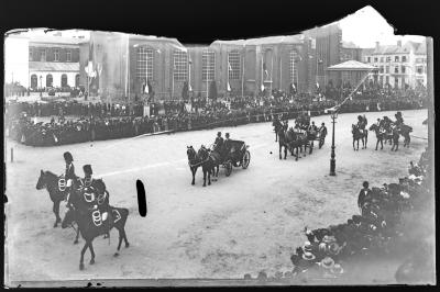 Grote Markt / bezoek kroonprins Albert en Elisabeth (1904)