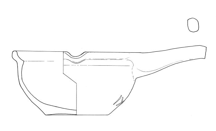 steelpan in roodbakkend aardewerk