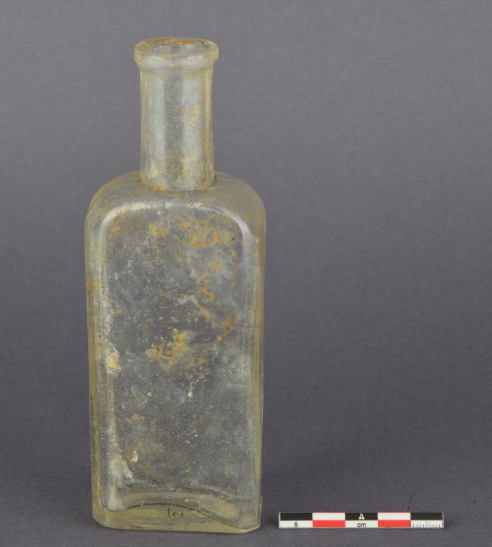 Rechthoekige (medicijn)fles