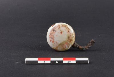 Witglazen stop van bierfles Brouwerij Matthys - Turnhout