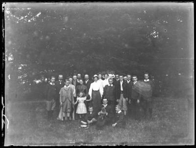 Groepsfoto van een familie