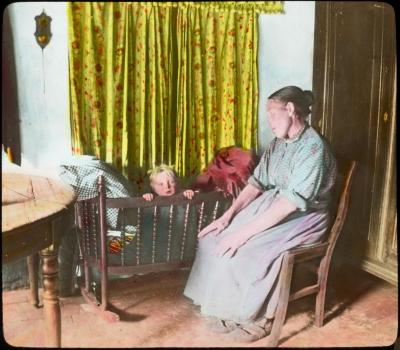 Zevendonck - Marie Meeus - vrouw en kind