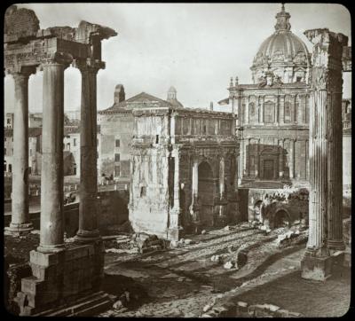Rome: Temples de Saturne et Vespasien
