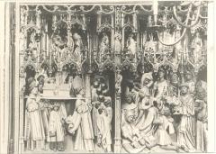 St. Dymphnakerk / retabel dr. Jan v. Wavre / detailopname