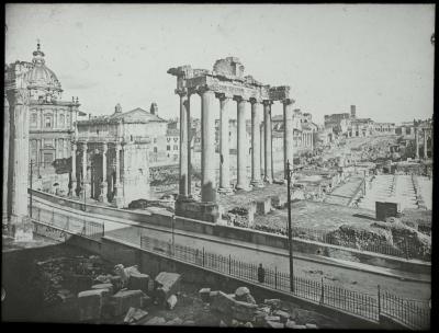 Rome: une vue sur le forum [T. Saturne]