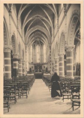 Turnhout. Binnenzicht der Franciscaner Kerk. Eglise des Franciscains. Intérieur