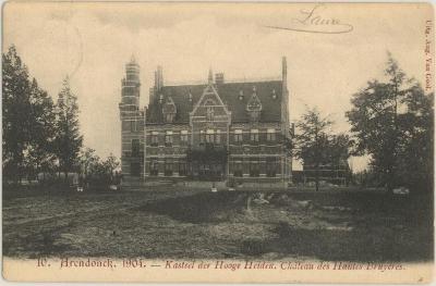 Arendonck. 1904. Kasteel der Hooge Heiden. Château des Hautes Bruyères.
